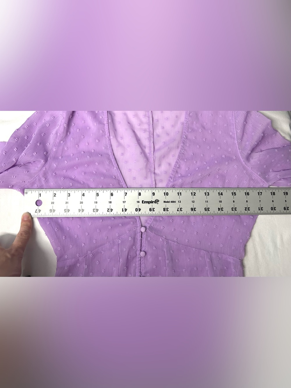 Express X Rocky Barnes Dress XS Purple Sheer Chiffon Maxi Flowy Fairy Gypsy - Picture 6 of 15